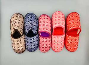 Pantuflas de algodón a cuadros para hombre y mujer Stockpapa