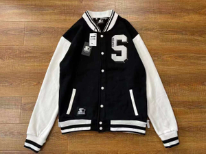 Stockpapa Apparel Stock Chaqueta de béisbol para hombre