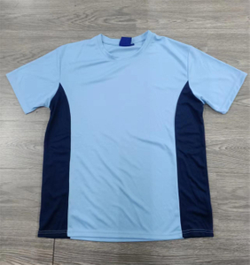 Stockpapa Camiseta azul claro cómoda de alta calidad para hombre Venta de liquidación Ropa nueva