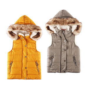 Chaleco acolchado Sherpa para niñas en stock 