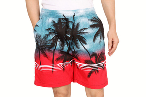 Shorts con estampado de algodón para hombre en stock