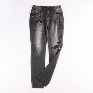 Señoras de alta calidad Cool Denim Skinny en stock 