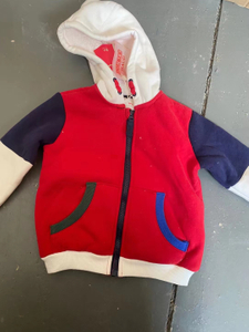 Venta al por mayor de prendas de vestir para niños, sudaderas con capucha de lana Sherpa de algodón para niños