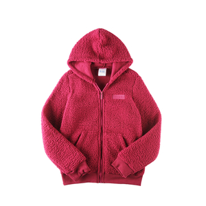 Sudaderas con cremallera y forro polar coral Sherpa para niñas Junior