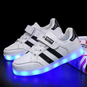 Zapatos elásticos con luz de lámpara para niños