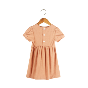 Bonito vestido casual de 2 colores para niñas