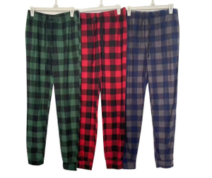 Pantalones casuales a cuadros para hombre