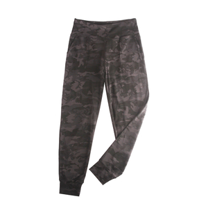  Pantalones de yoga con estampado de camuflaje para mujer sobre los pantalones deportivos izquierdos para mujer 