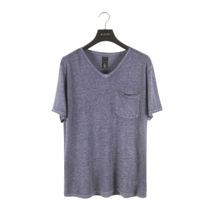 H& M ,, Camiseta informal con bolsillo y cuello en V DYE para hombre en stock 