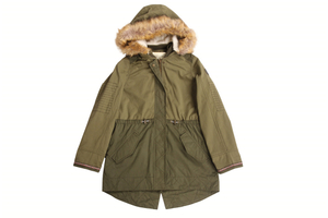 Parka chino popular para niñas en stock 