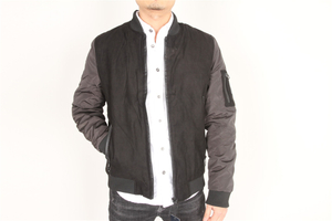 Chaqueta bomber bicolor para hombre en stock