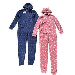 Pijamas para niños grandes, pijamas con cremallera frontal, ropa de dormir con capucha de una pieza