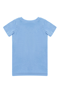 Camiseta casual para niñas con botones geniales 