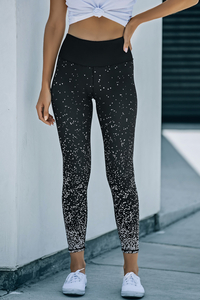 Stockpapa puntos dispersos Leggings negros