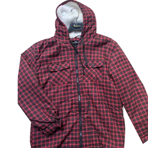 Abrigos Sherpa a cuadros para hombre en stock